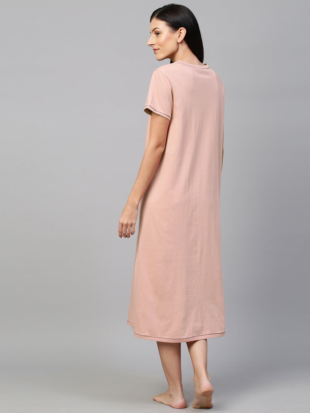 KNIT SWING AWAY TEE DRESS